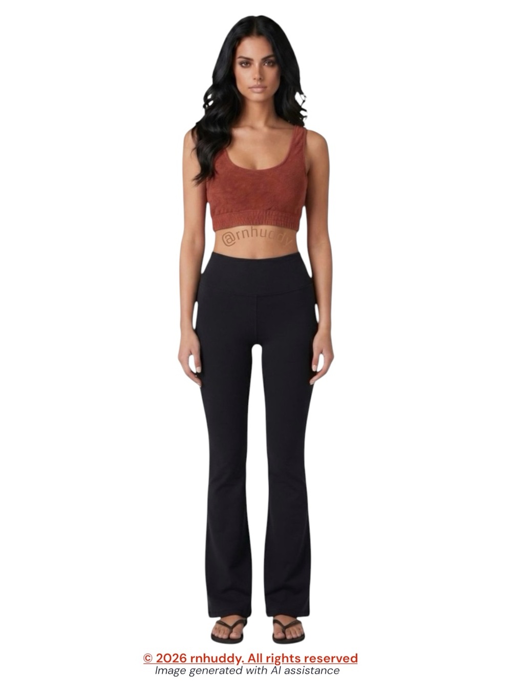 TnAction S black flared leggings